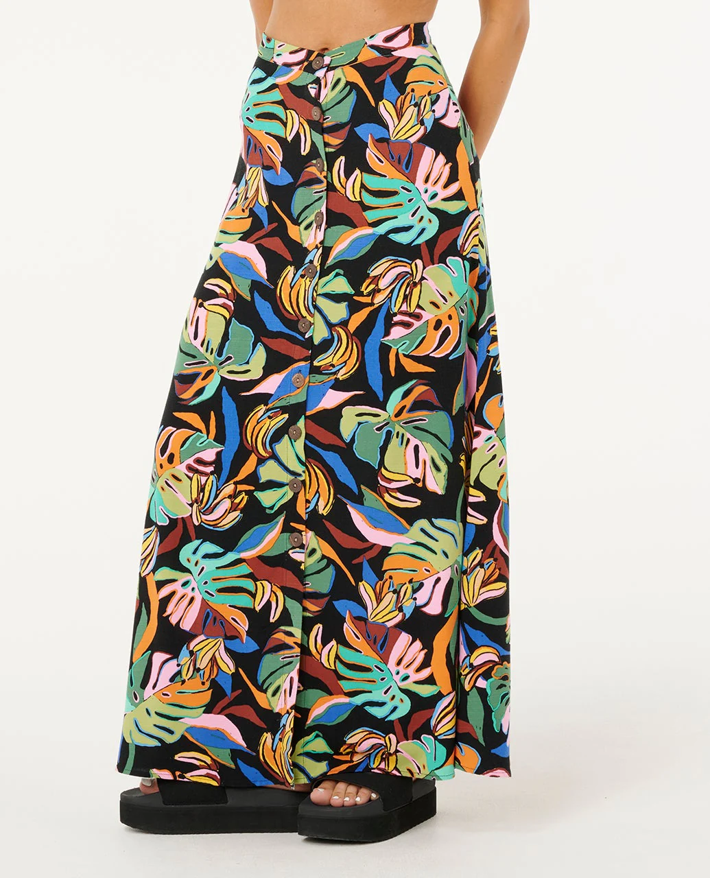 Sunset Luau Maxi Skirt