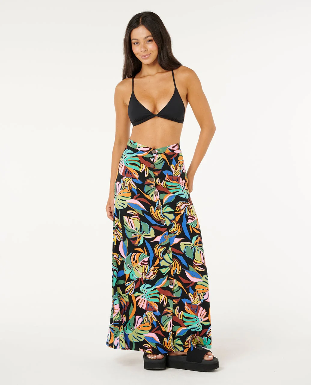 Sunset Luau Maxi Skirt