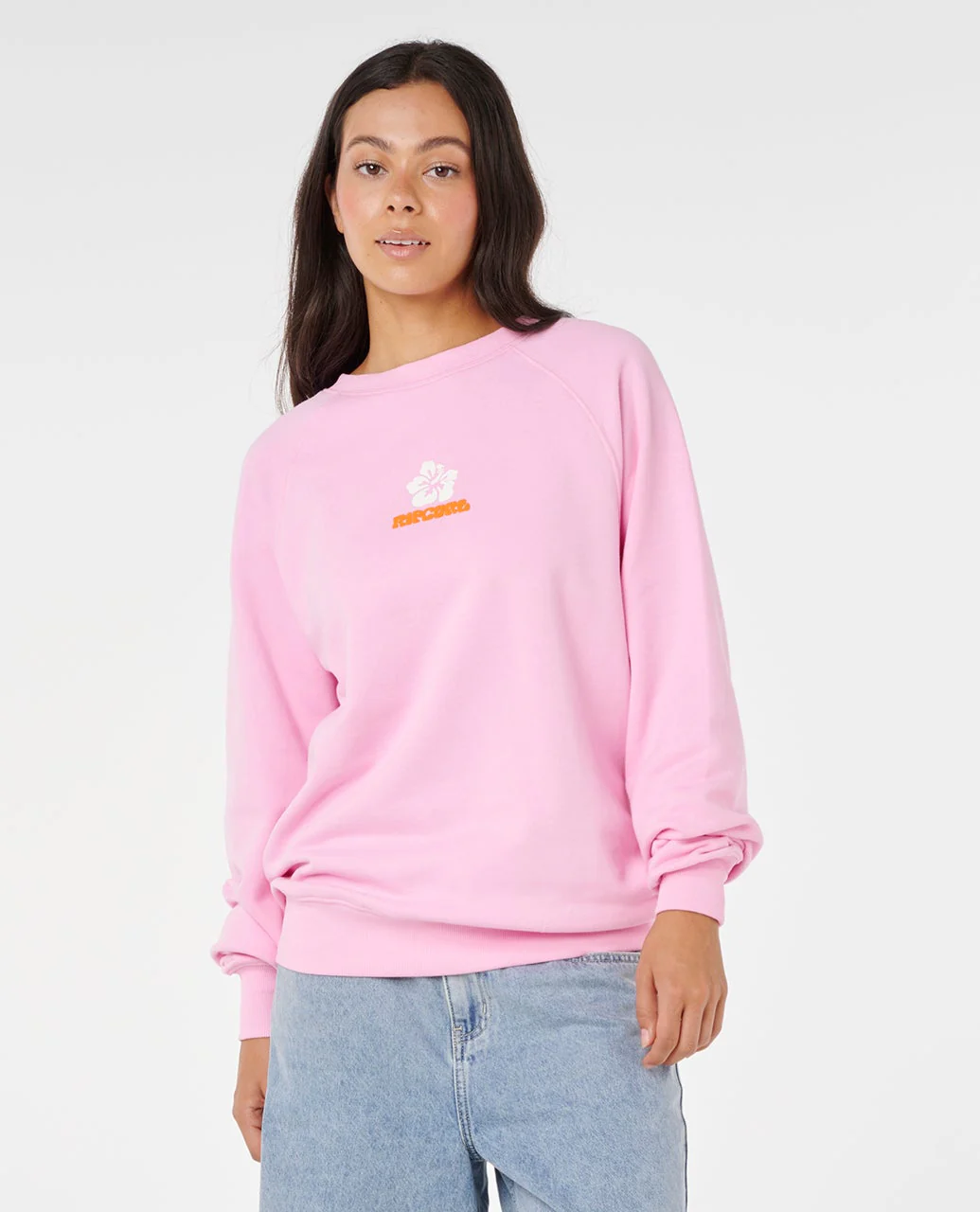 Luxe Surf Raglan Relaxed Crew