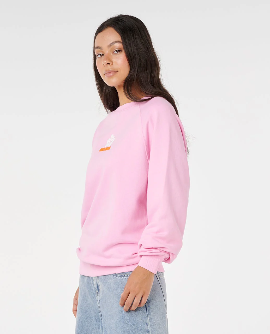 Luxe Surf Raglan Relaxed Crew