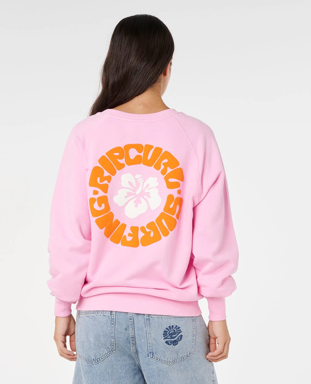 Luxe Surf Raglan Relaxed Crew
