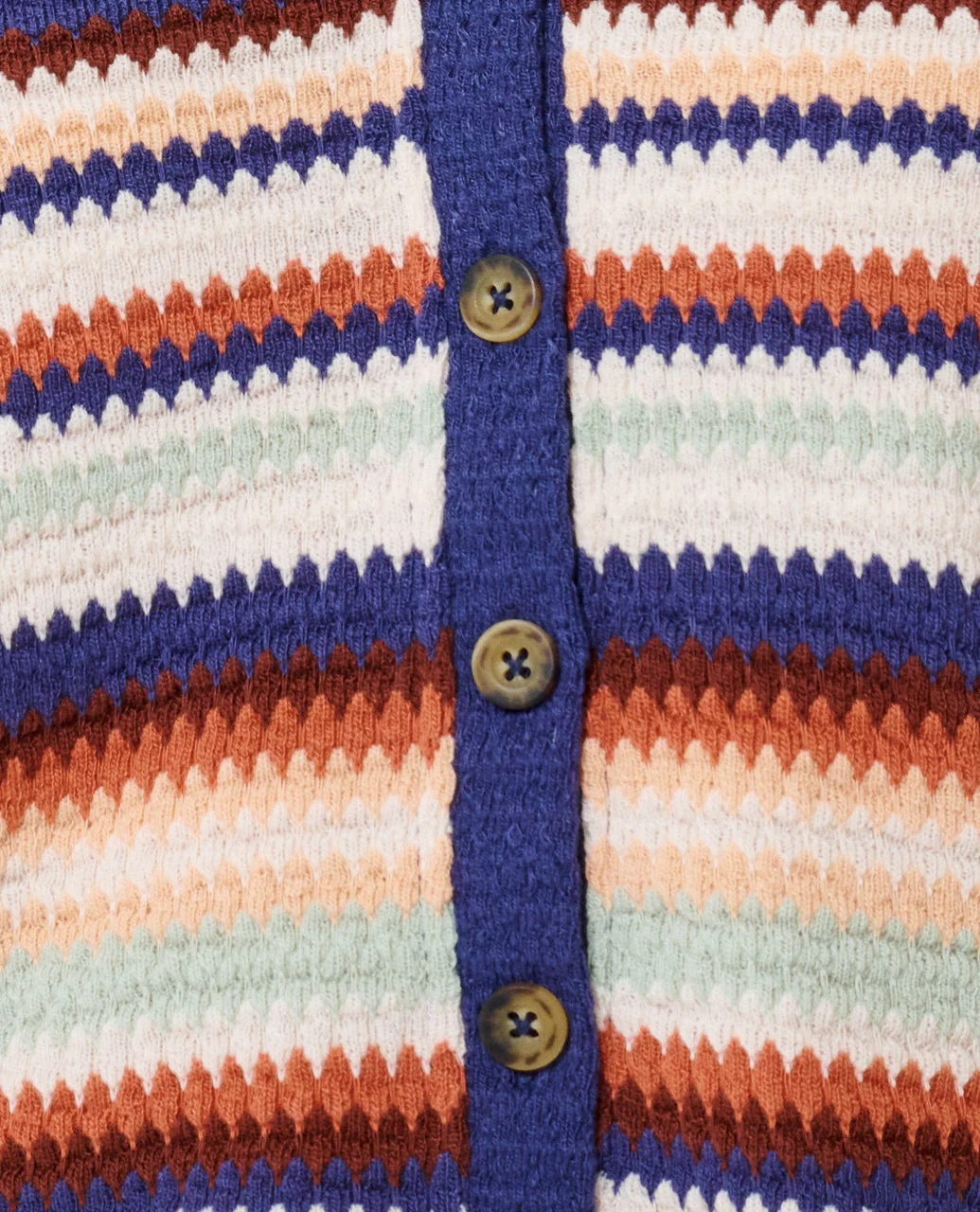 Bobbi Stripe Button Through