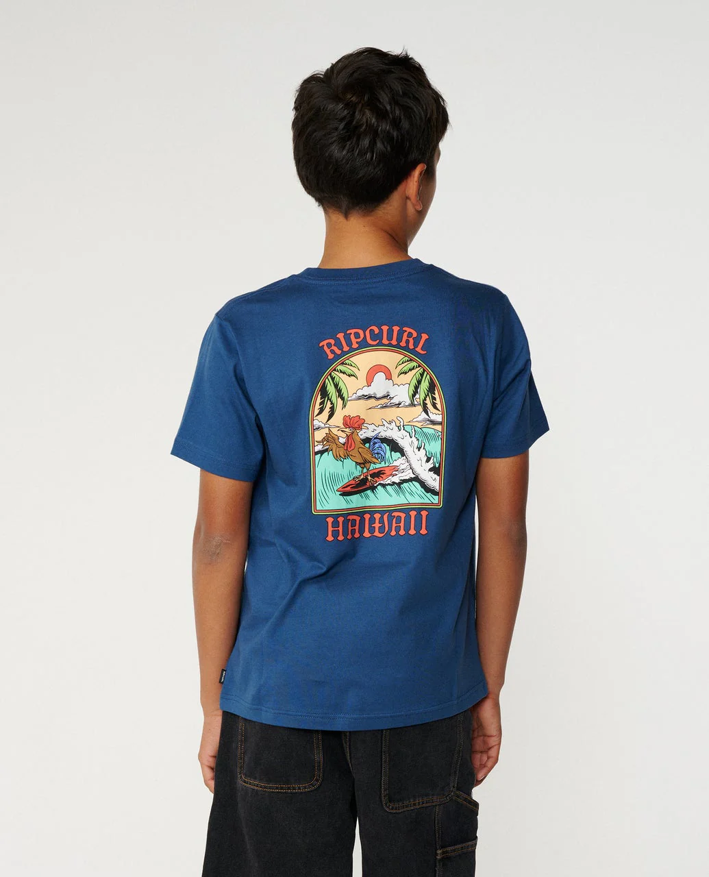 Surfing Rooster Tee - Kids