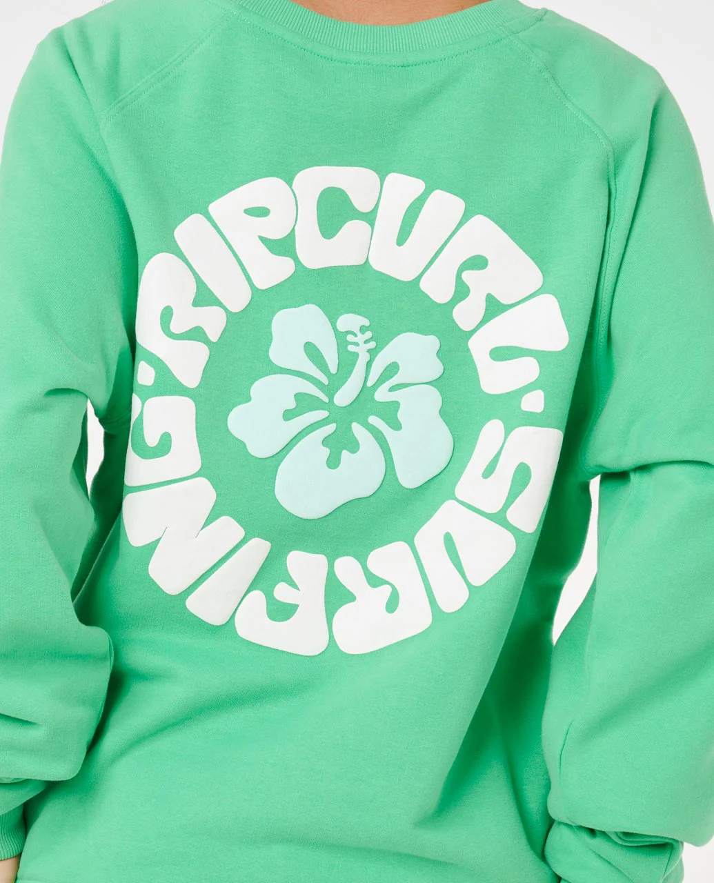 Luxe Surf Raglan Relaxed Crew