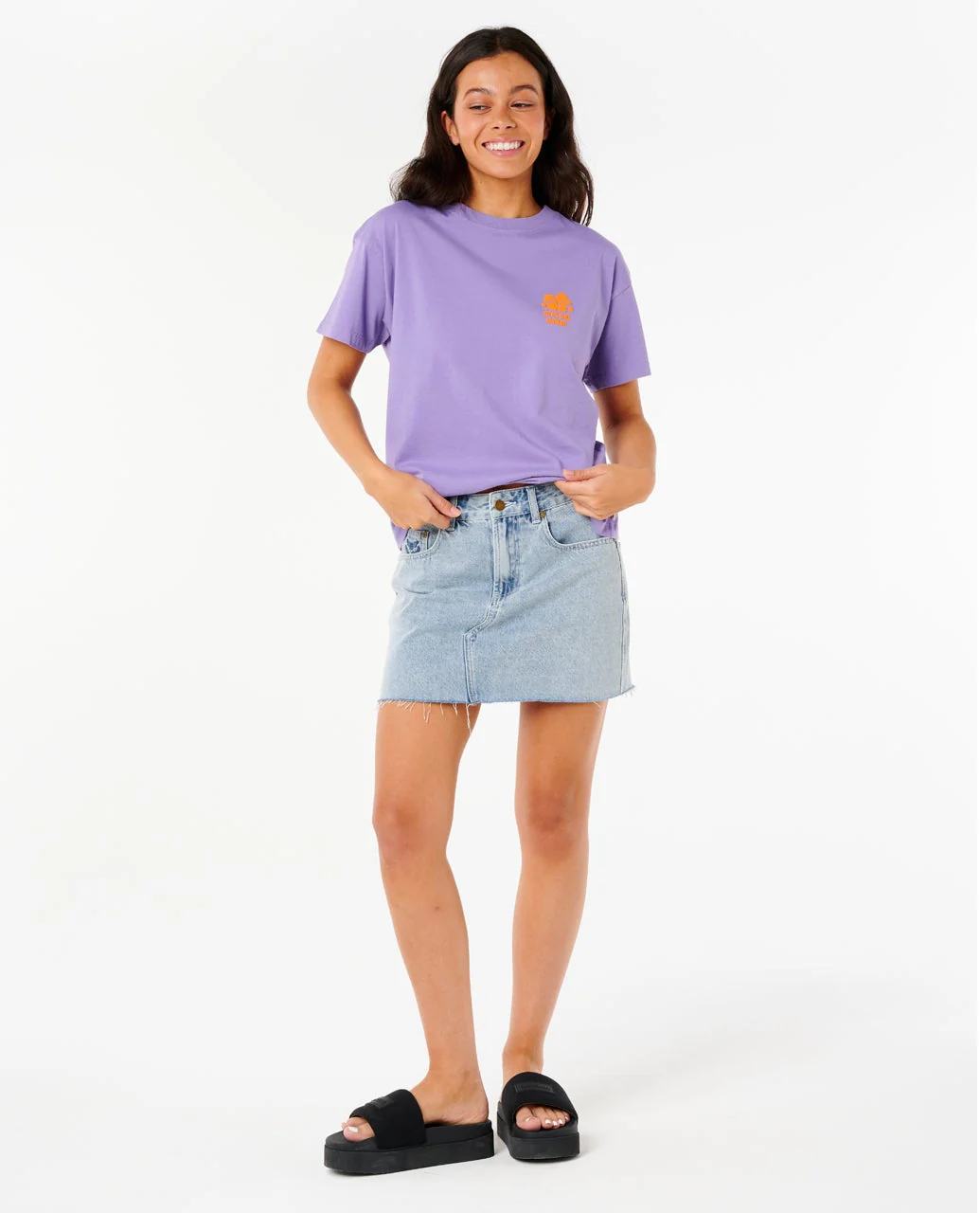 Hibiscus Relaxed Tee