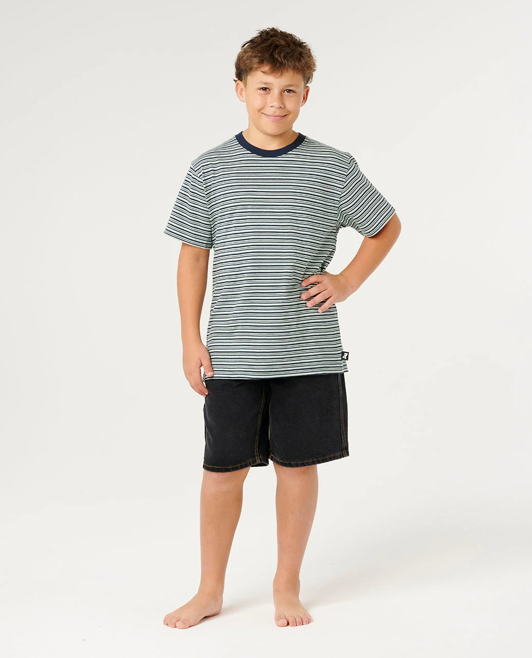 Artist of the Search Schuyler Stripe Tee- Kids