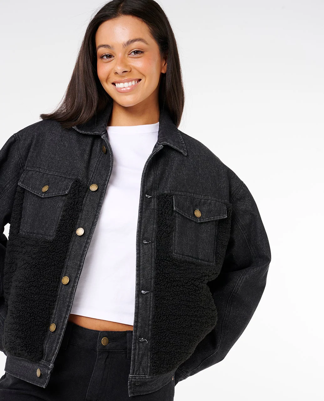 Cruisin' Sherpa Denim Jacket