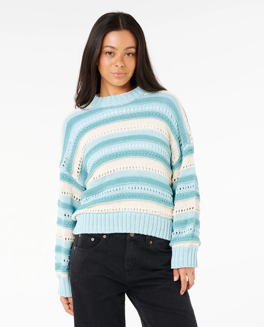 Neon Isles Cotton Stripe Knit
