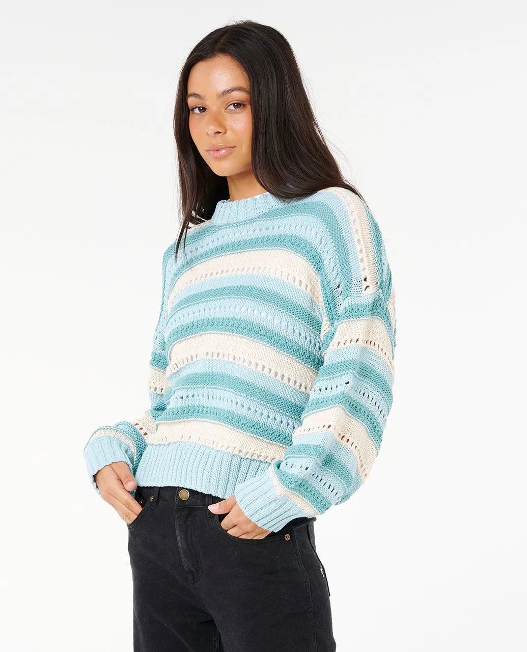Neon Isles Cotton Stripe Knit