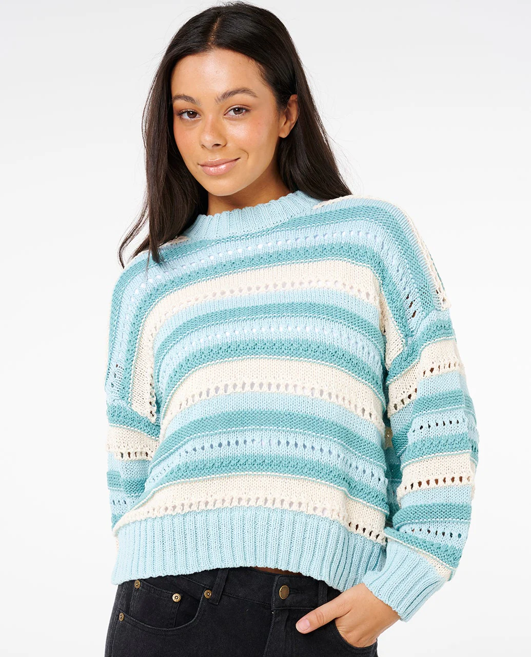 Neon Isles Cotton Stripe Knit