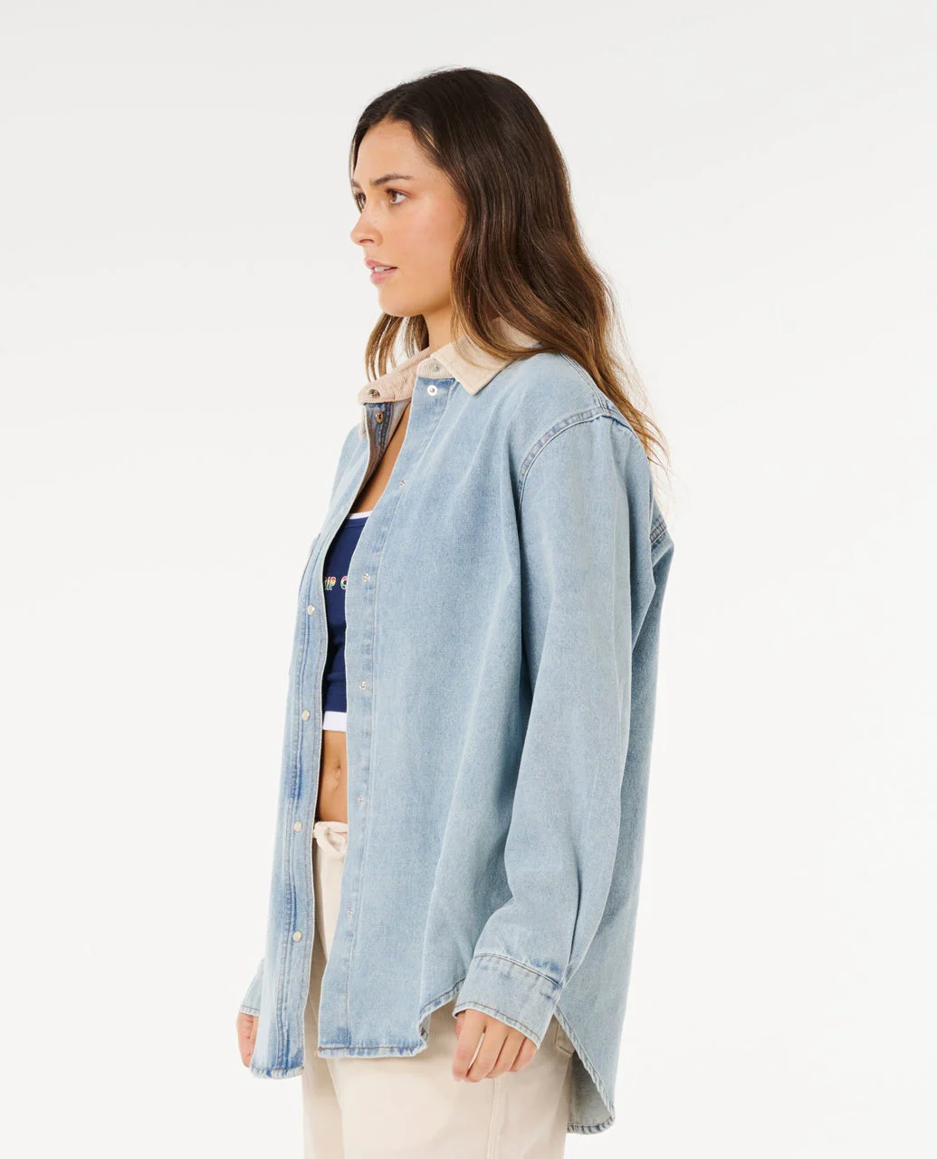 Surf Side Relaxed Denim Shirt