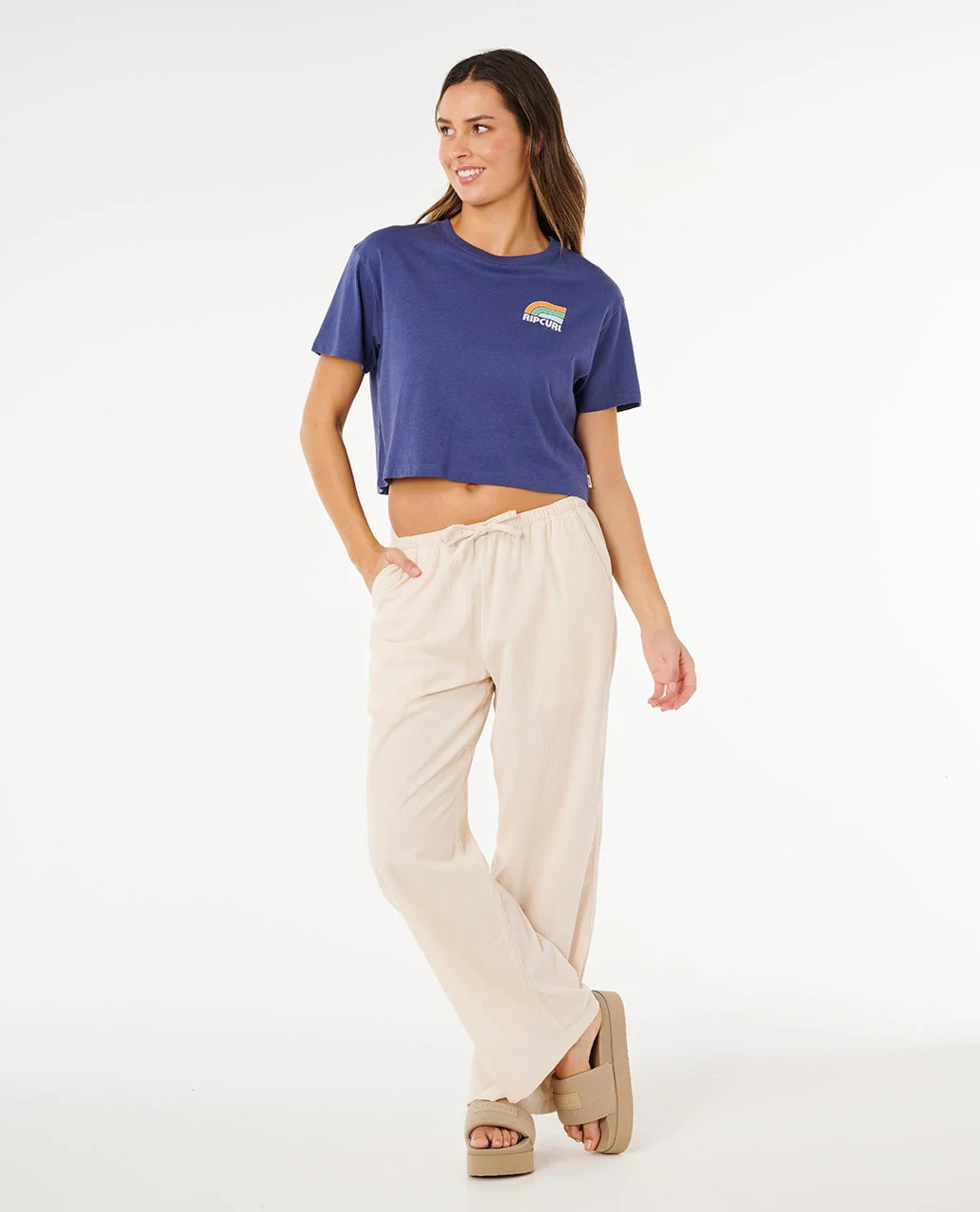 Surf Side Cropped Tee