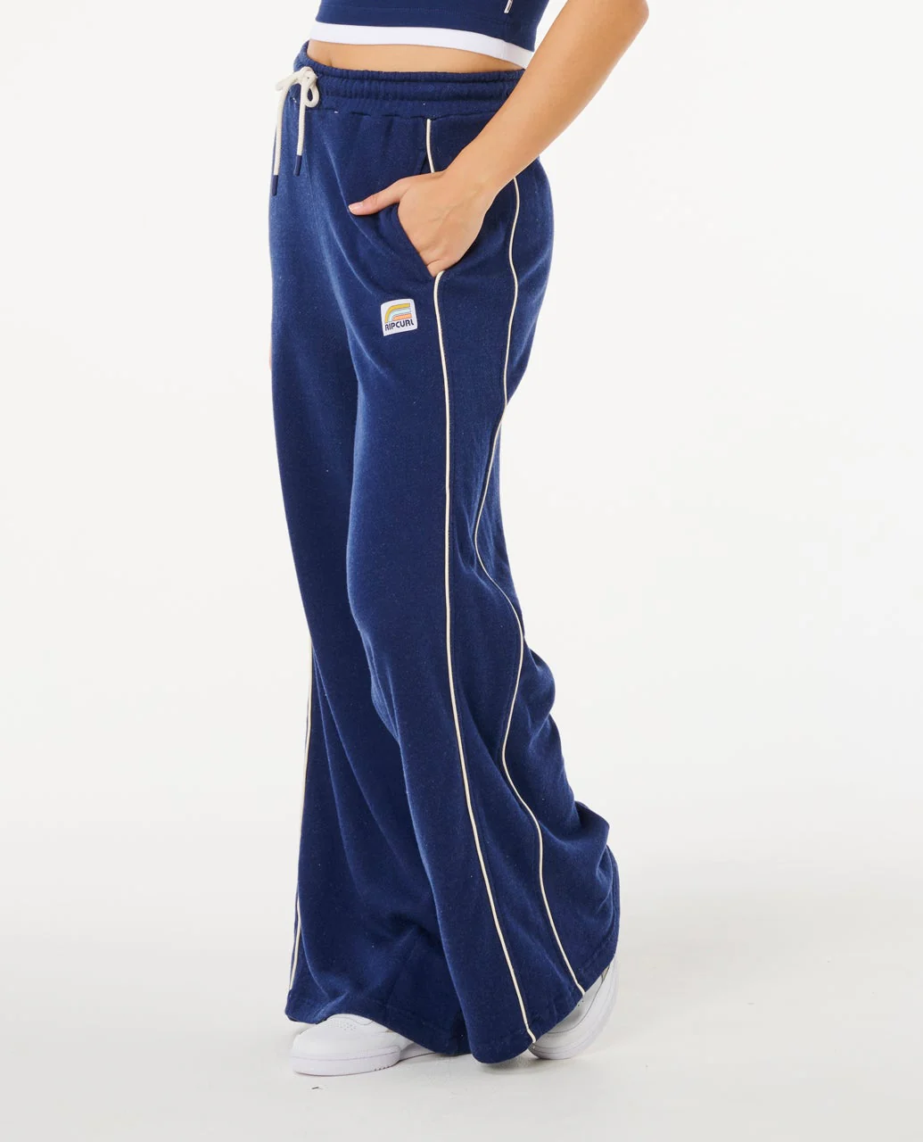 Surf Side Spliced Wide Leg Pant
