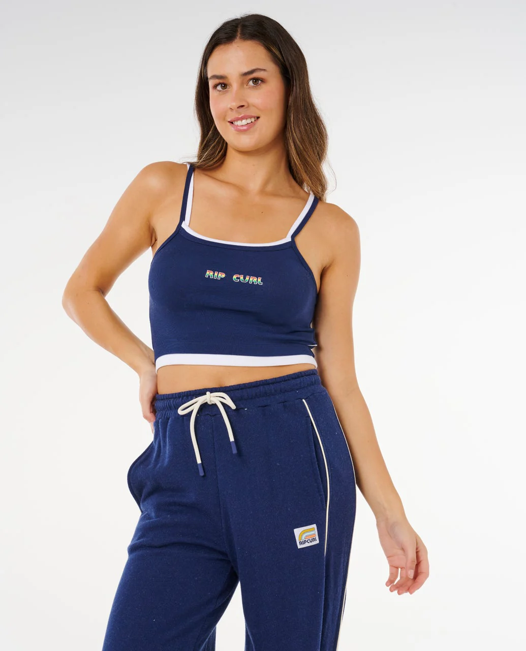 Surf Side Spliced Wide Leg Pant