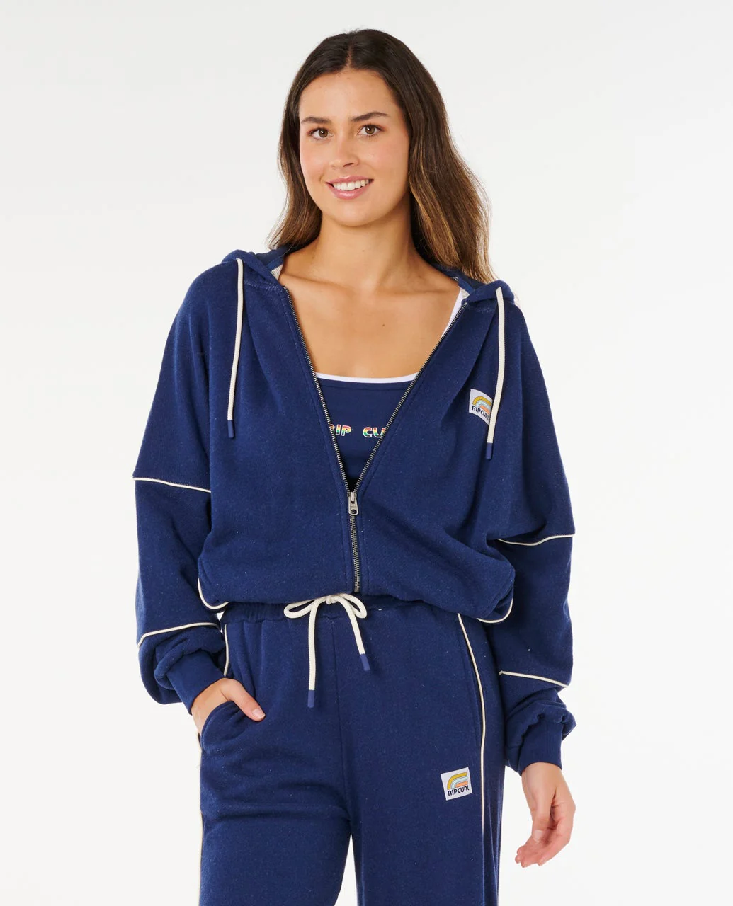 Surf Side Spliced Zip Through