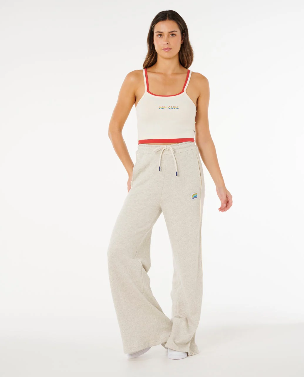 Surf Side Spliced Wide Leg Pant