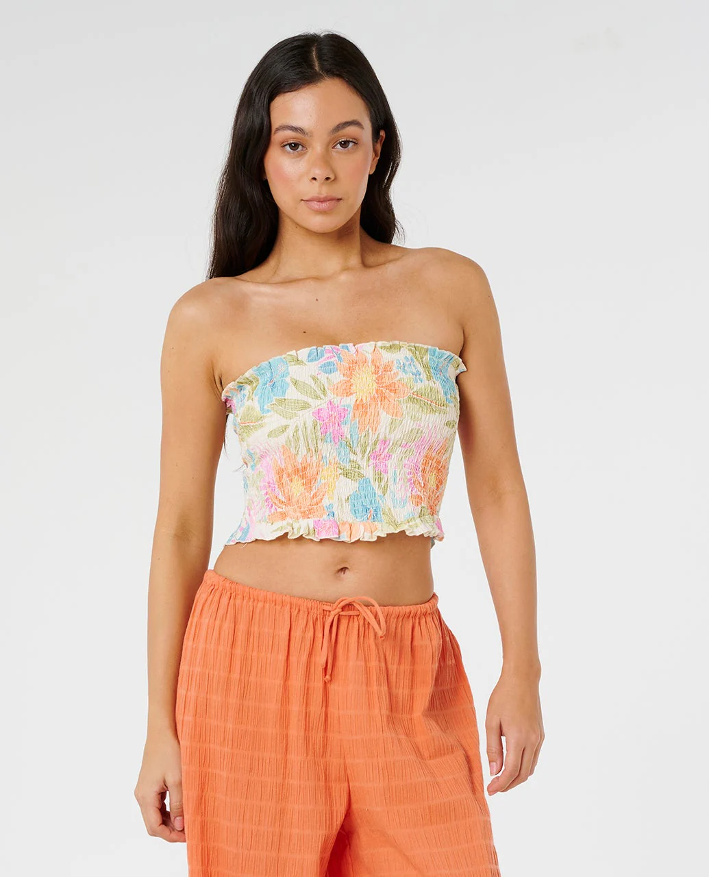 Catalina Island Shirred Top