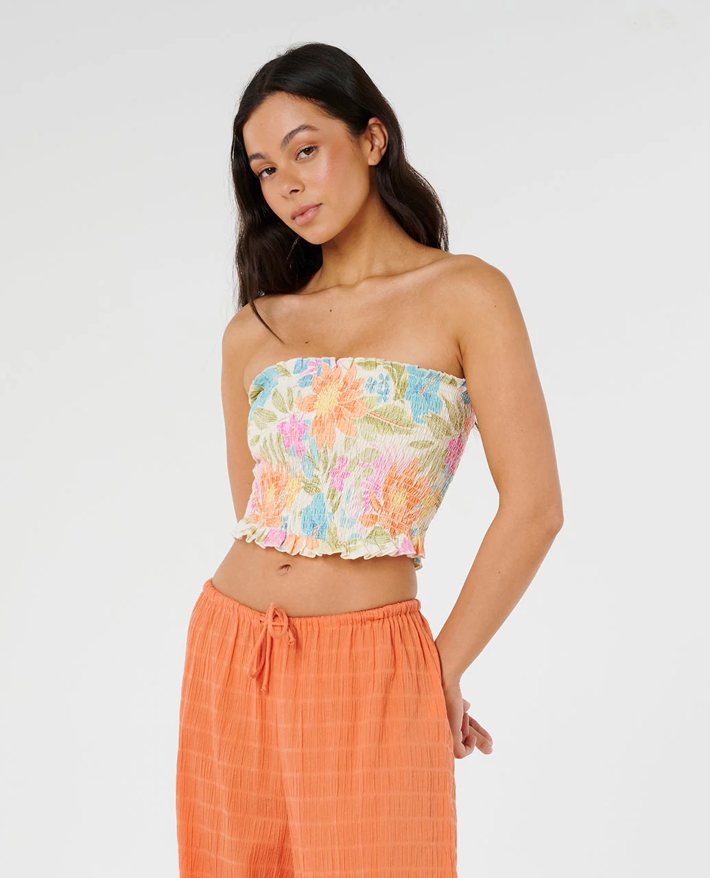 Catalina Island Shirred Top