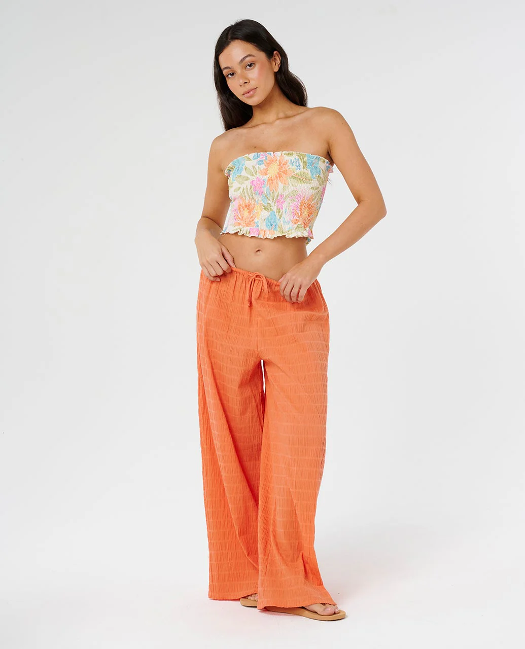 Catalina Island Shirred Top