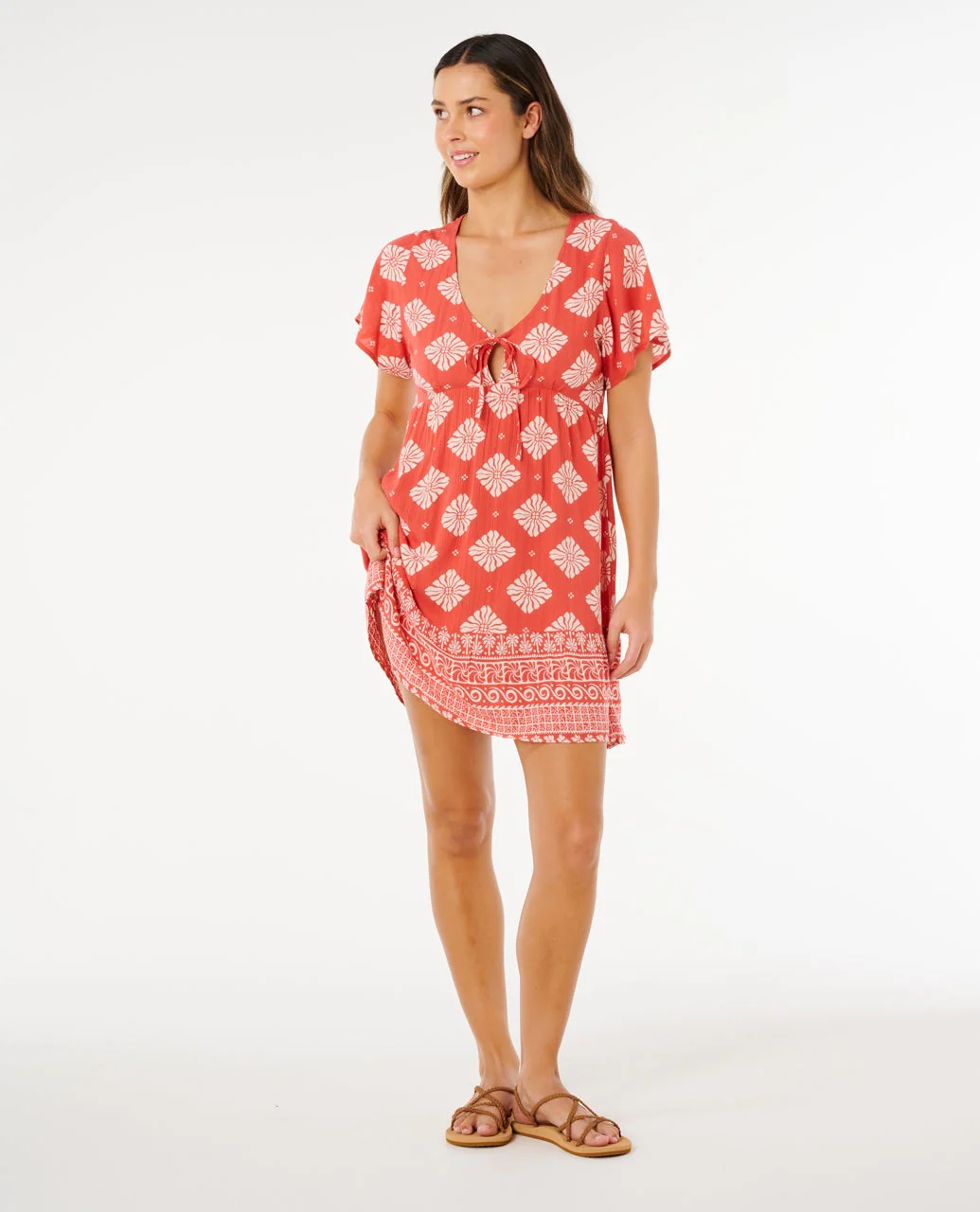 Ventura Tiered Short Sleeve Dress