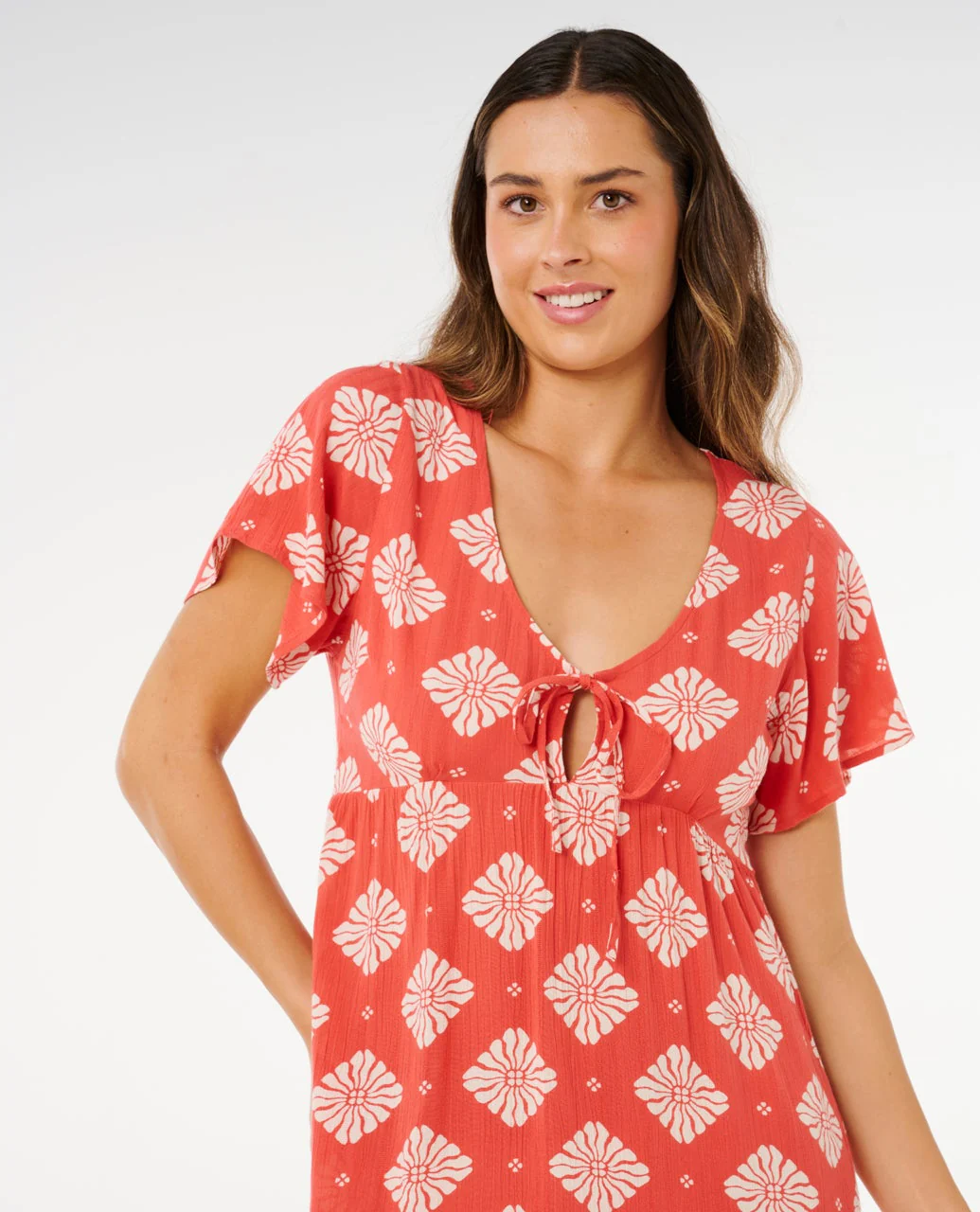 Ventura Tiered Short Sleeve Dress