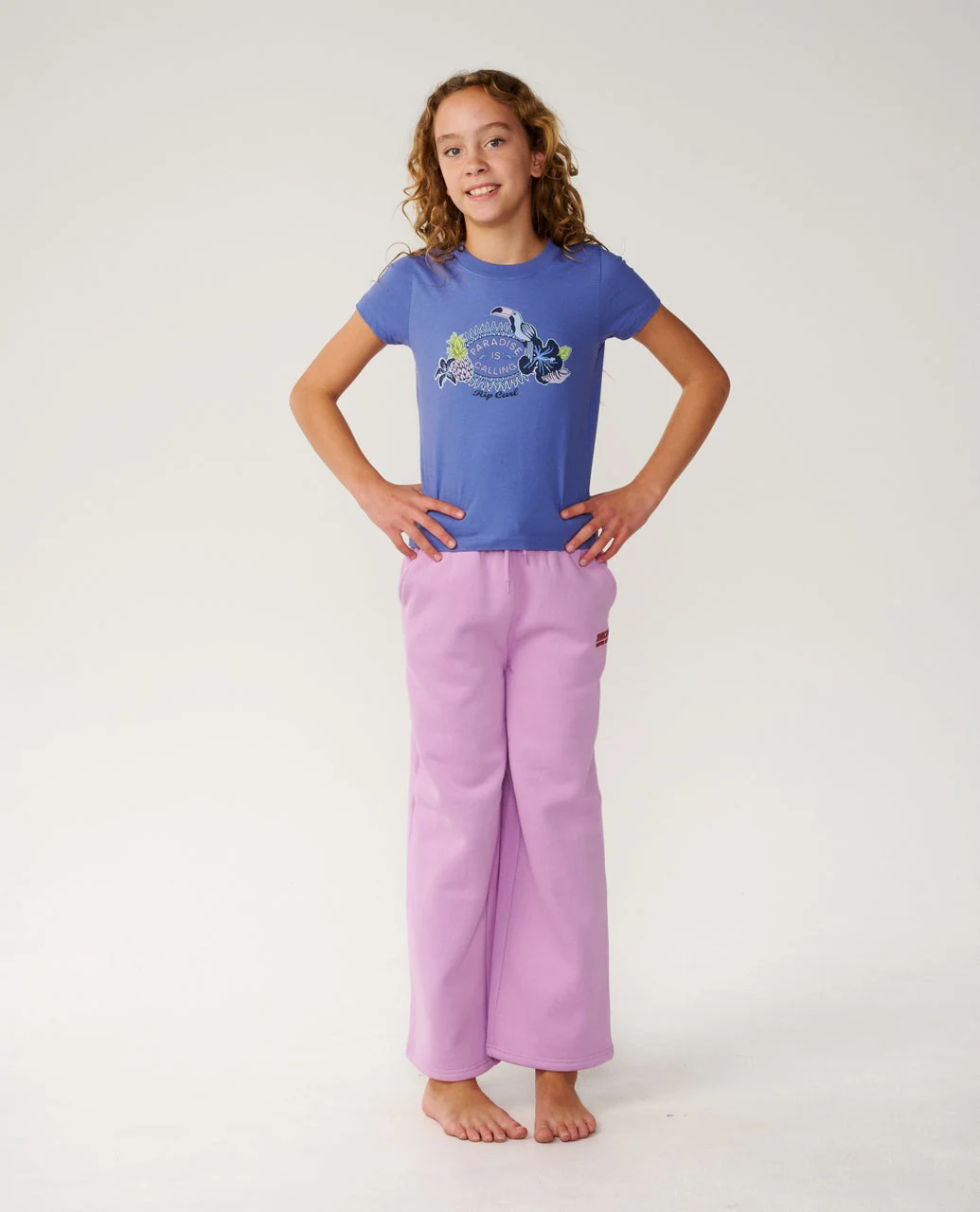 Surf Puff Wide Leg T Pant - Kids
