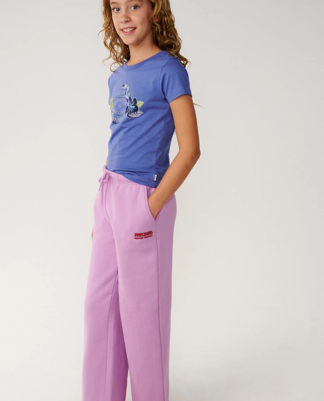 Surf Puff Wide Leg T Pant - Kids