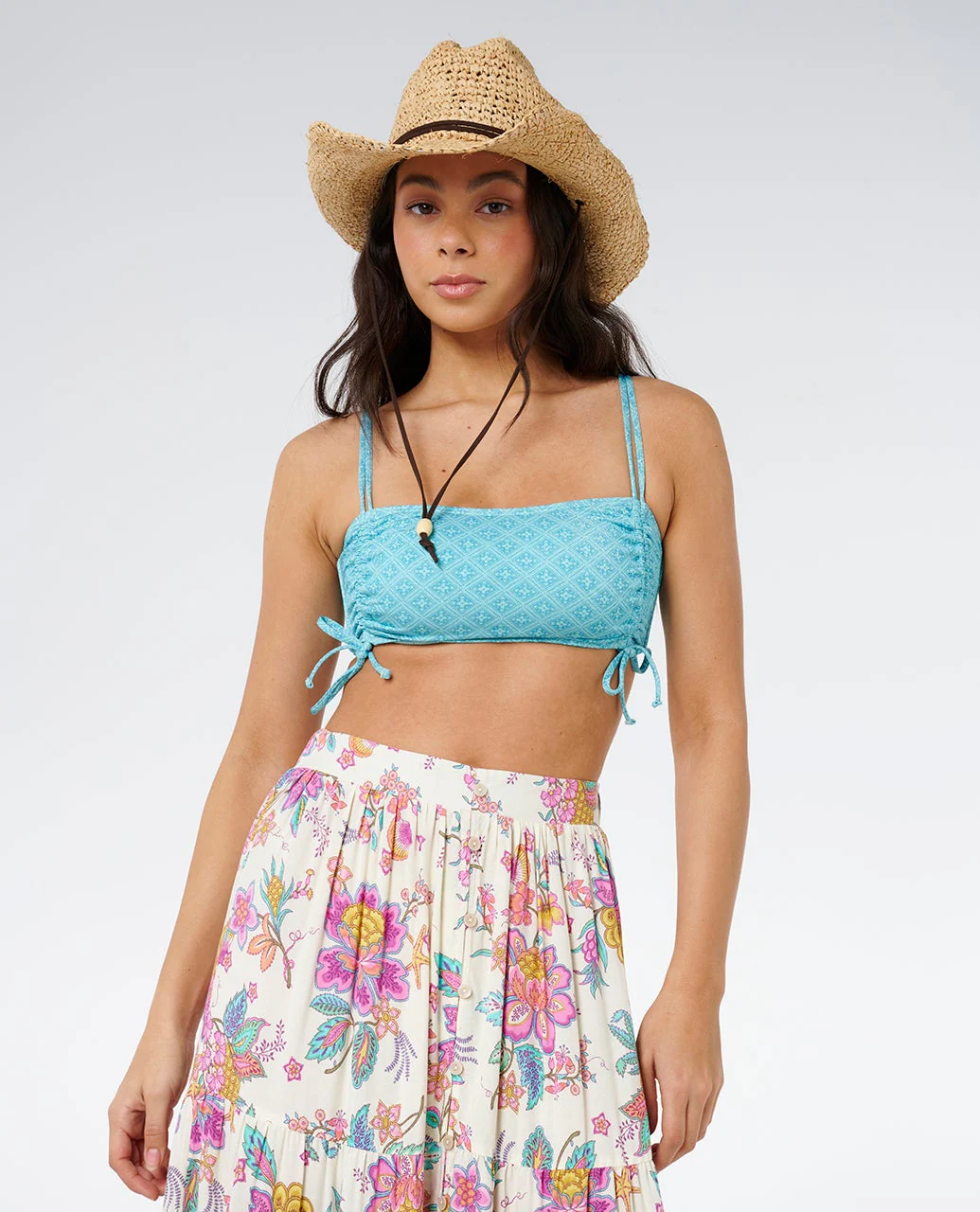 Half Moon Bay Button Thru Maxi Skirt