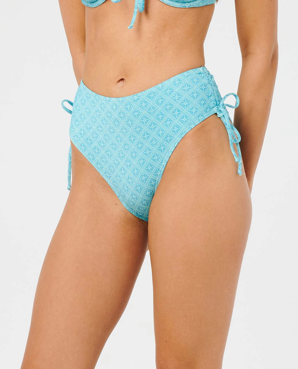 Moon Geo High Waist Good Coverage Bikini Bottom