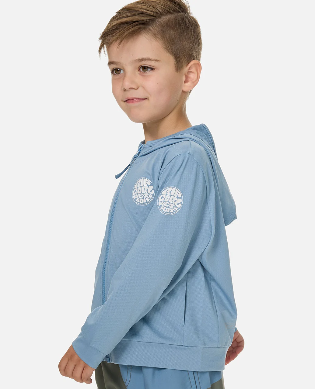 Icons UPF Zip Through Hood Rash Vest- Kids