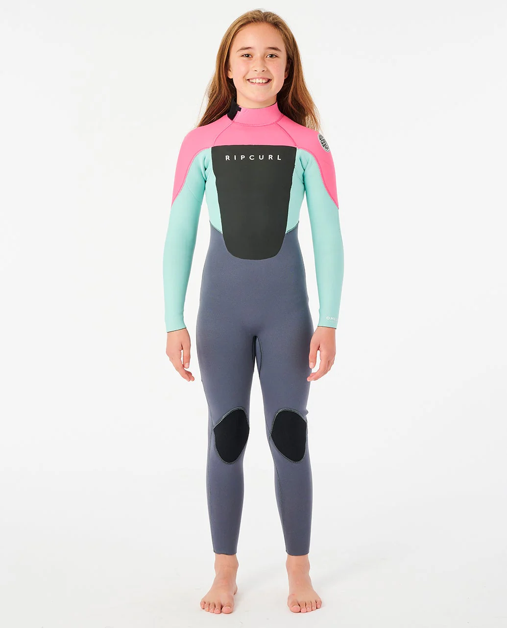 Junior Omega 4/3 Back Zip Wetsuit