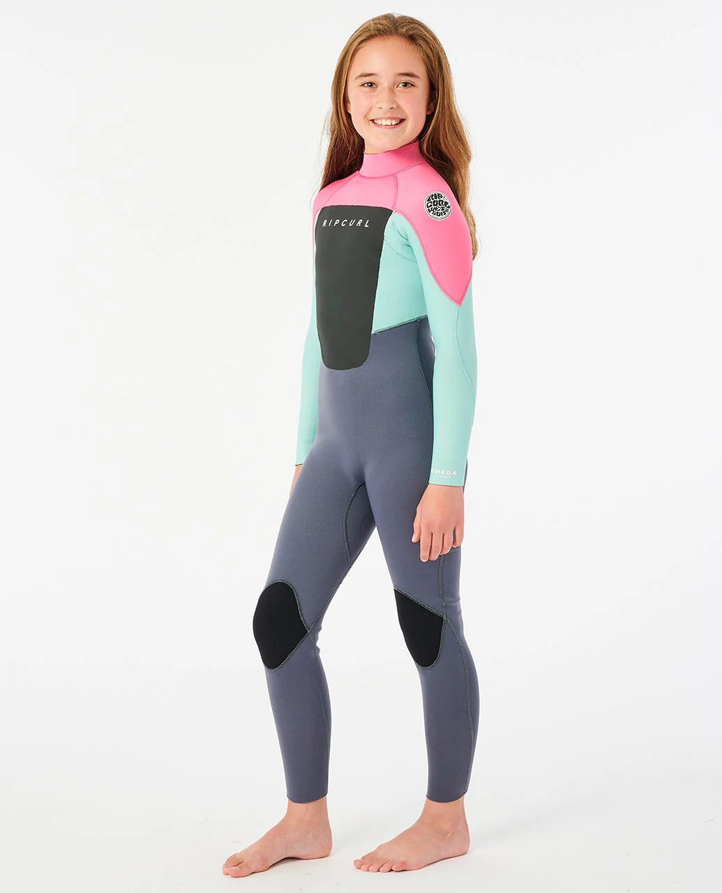 Junior Omega 4/3 Back Zip Wetsuit