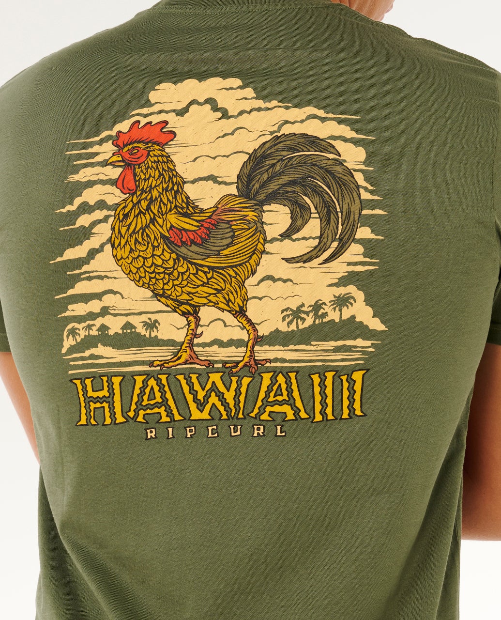 4599-hawaii-rooster-tee-5.jpg Hawaii Rooster Tee