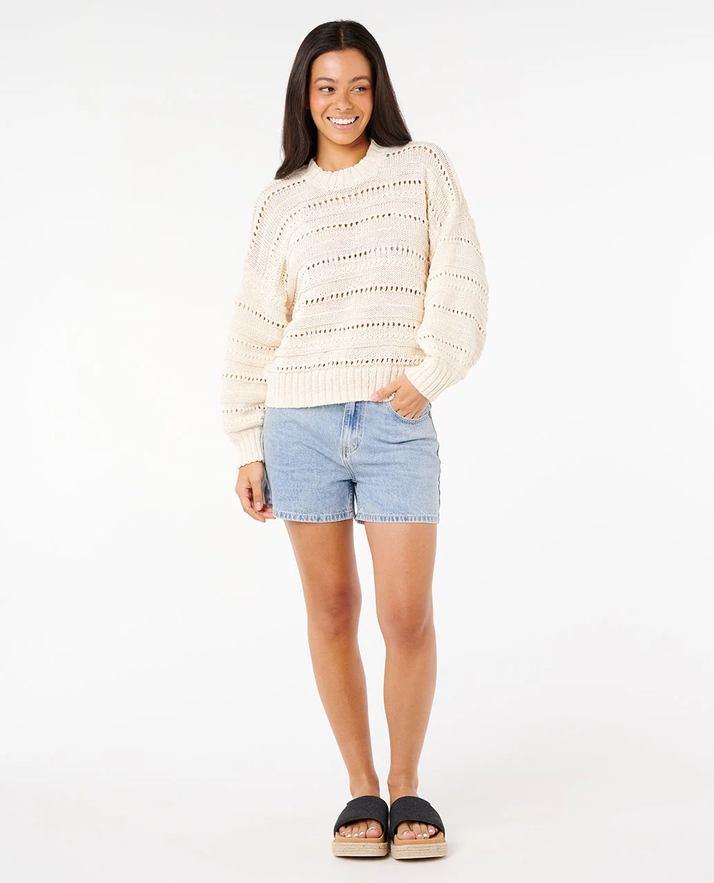 Neon Isles Cotton Stripe Knit