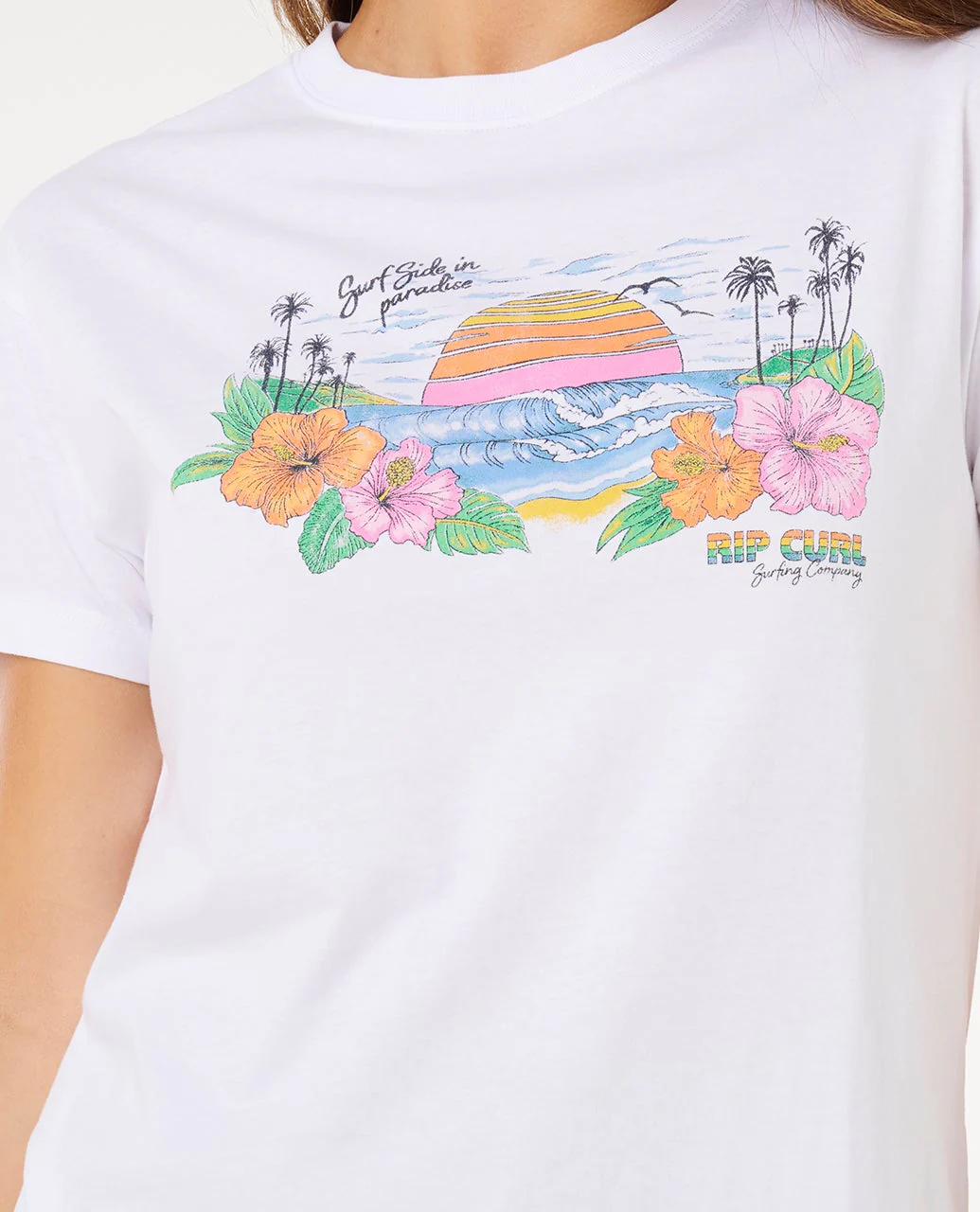Sun Rays Cropped Tee