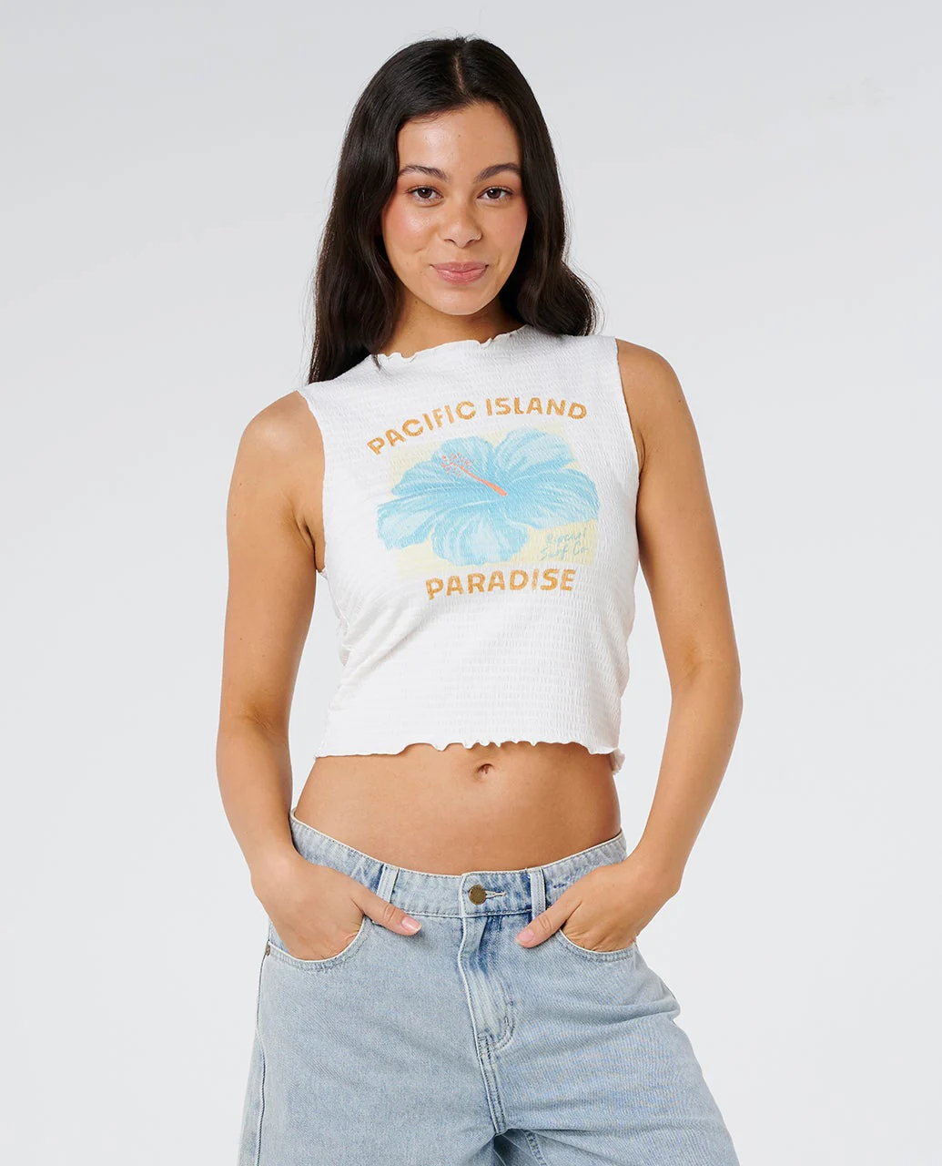 5492-topanga-canyon-shirred-tank-1.webp Topanga Canyon Shirred Tank