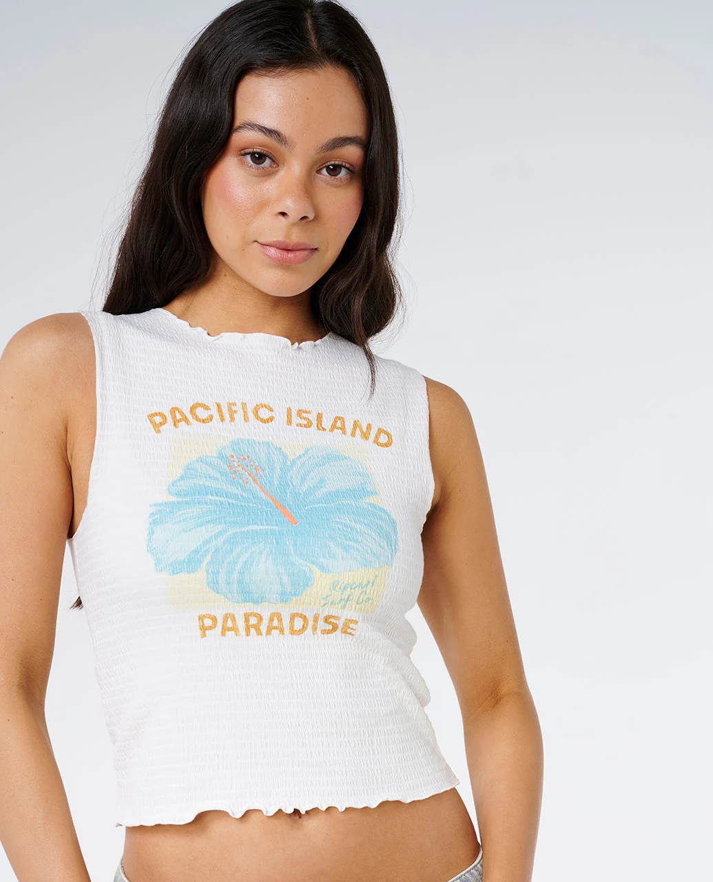Topanga Canyon Shirred Tank