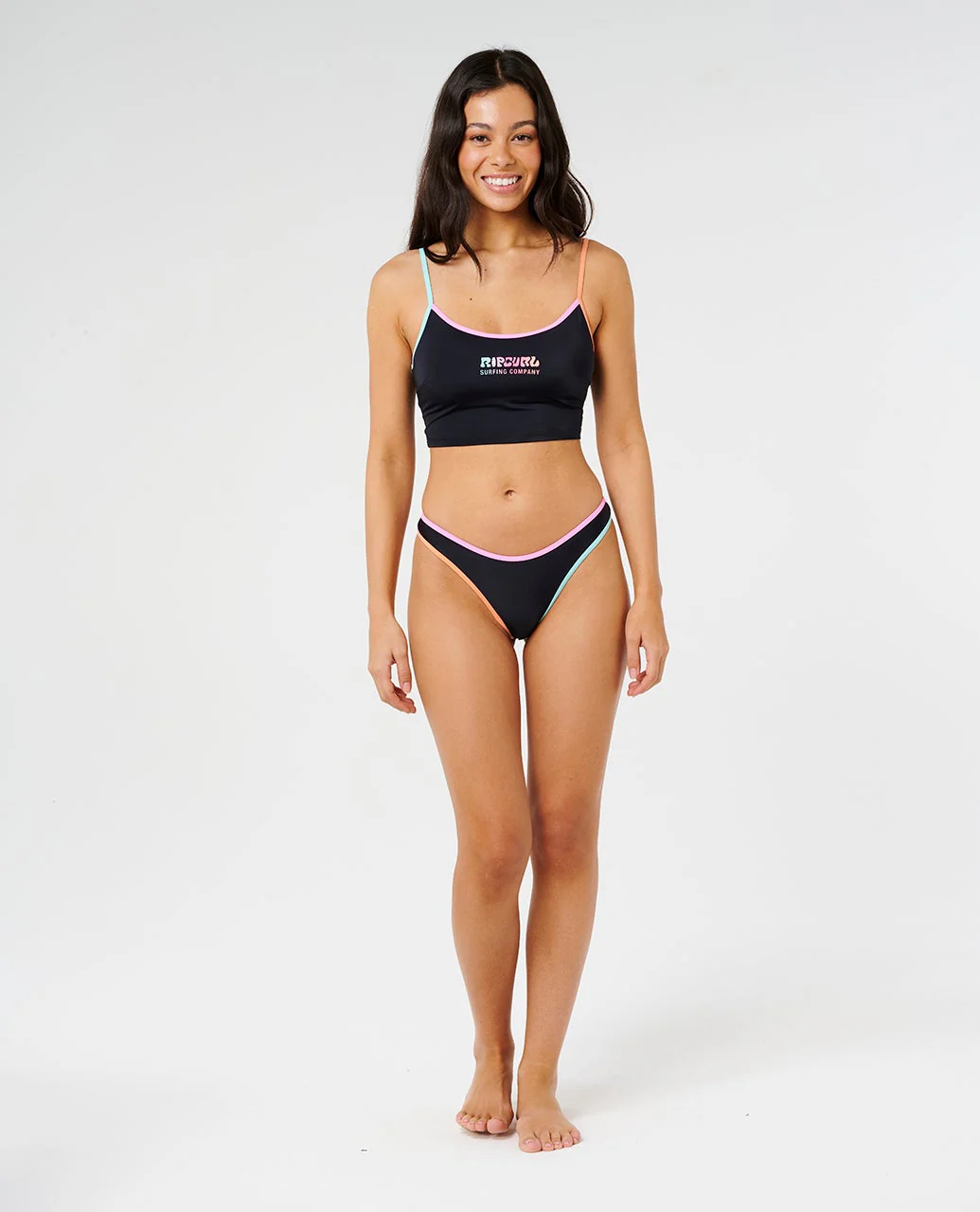 Surf Puff High Leg Skimpy Bikini Bottom