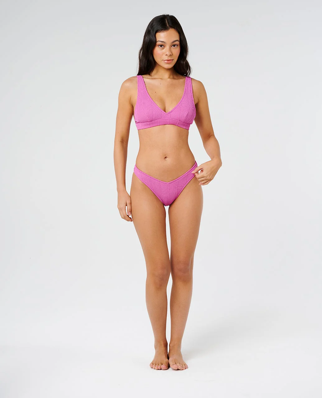 Vibe Surf High Cheeky Coverage Bikini Bottom