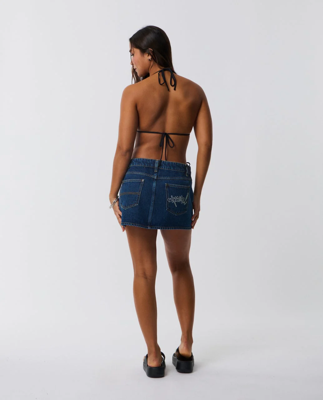 Archive Denim Mini Skirt