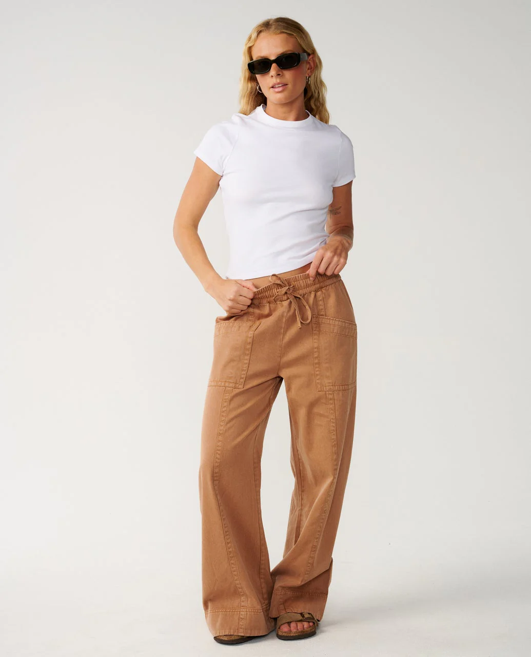 Bossa Nova Twill Wide Leg Pant