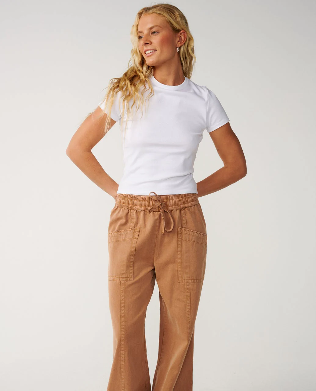 Bossa Nova Twill Wide Leg Pant