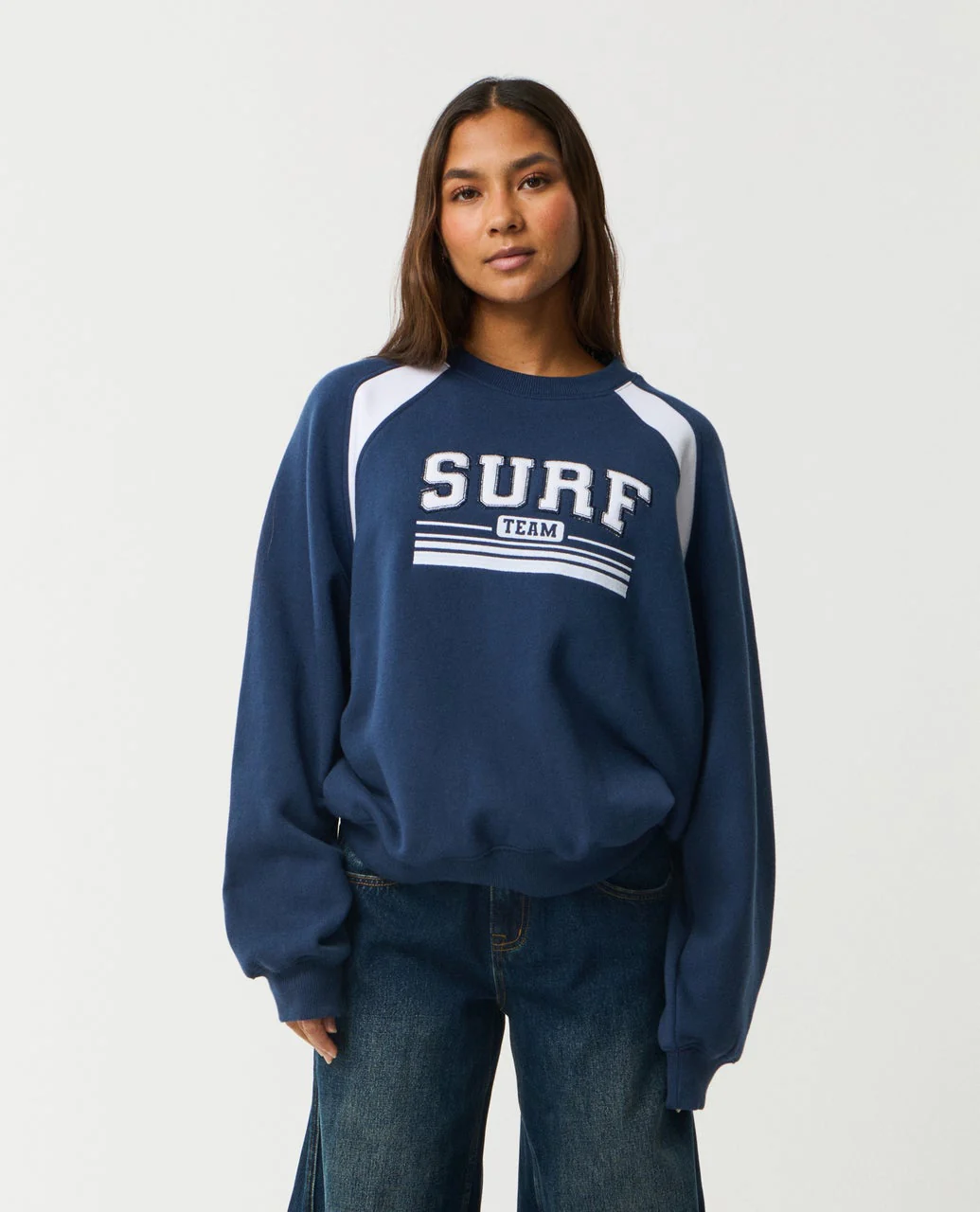 Retro Swell Oversized Crew