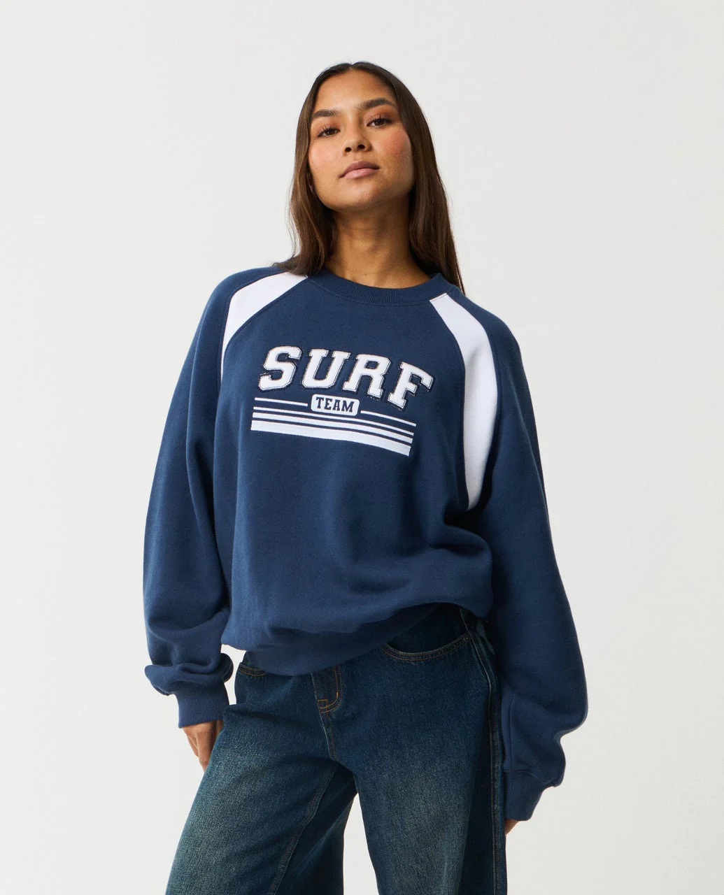 Retro Swell Oversized Crew