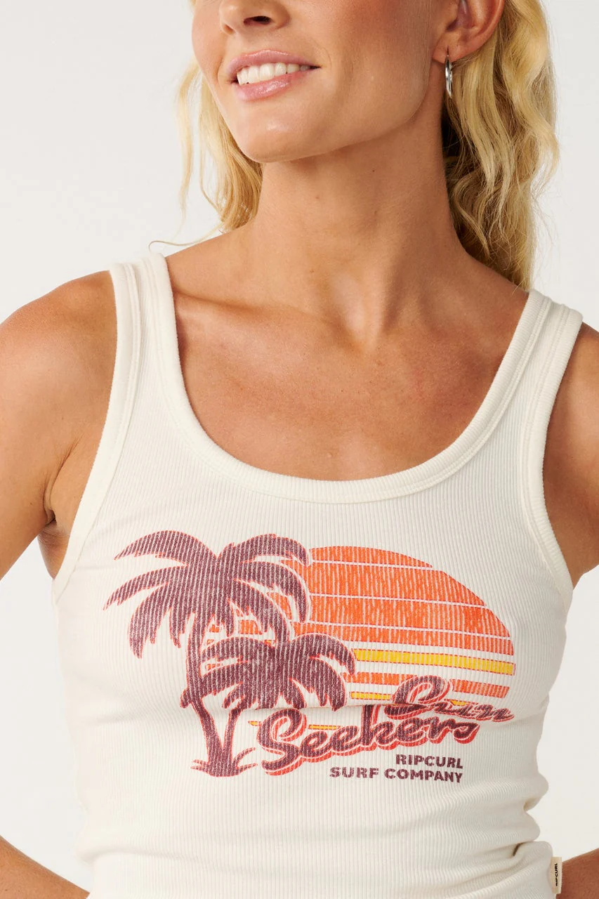 Beach Days Fitted Tank