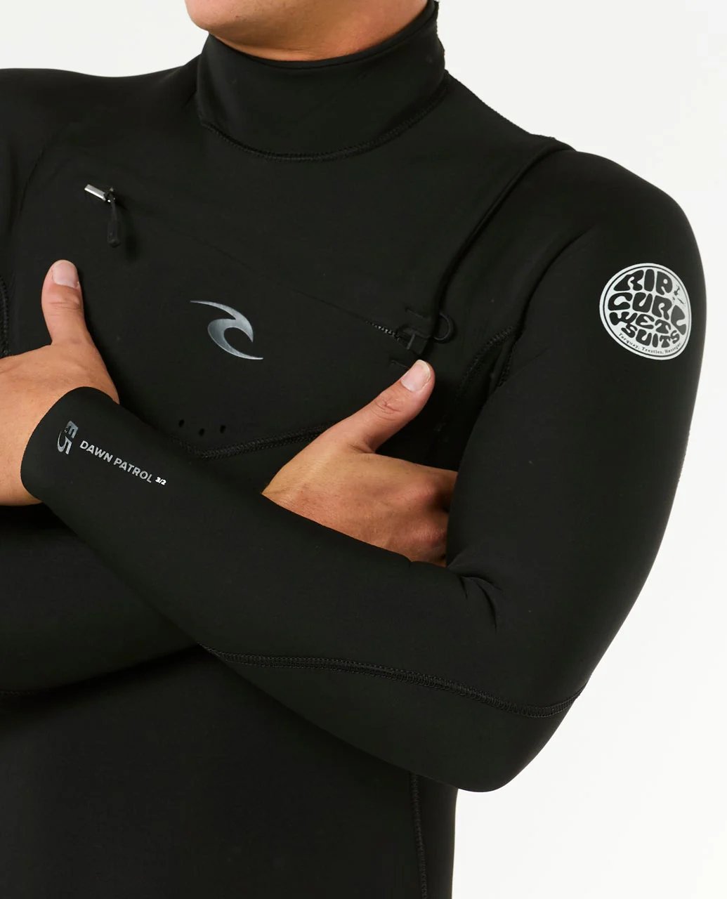 Mens Dawn Patrol 4/3 Chest Zip Steamer Wetsuit
