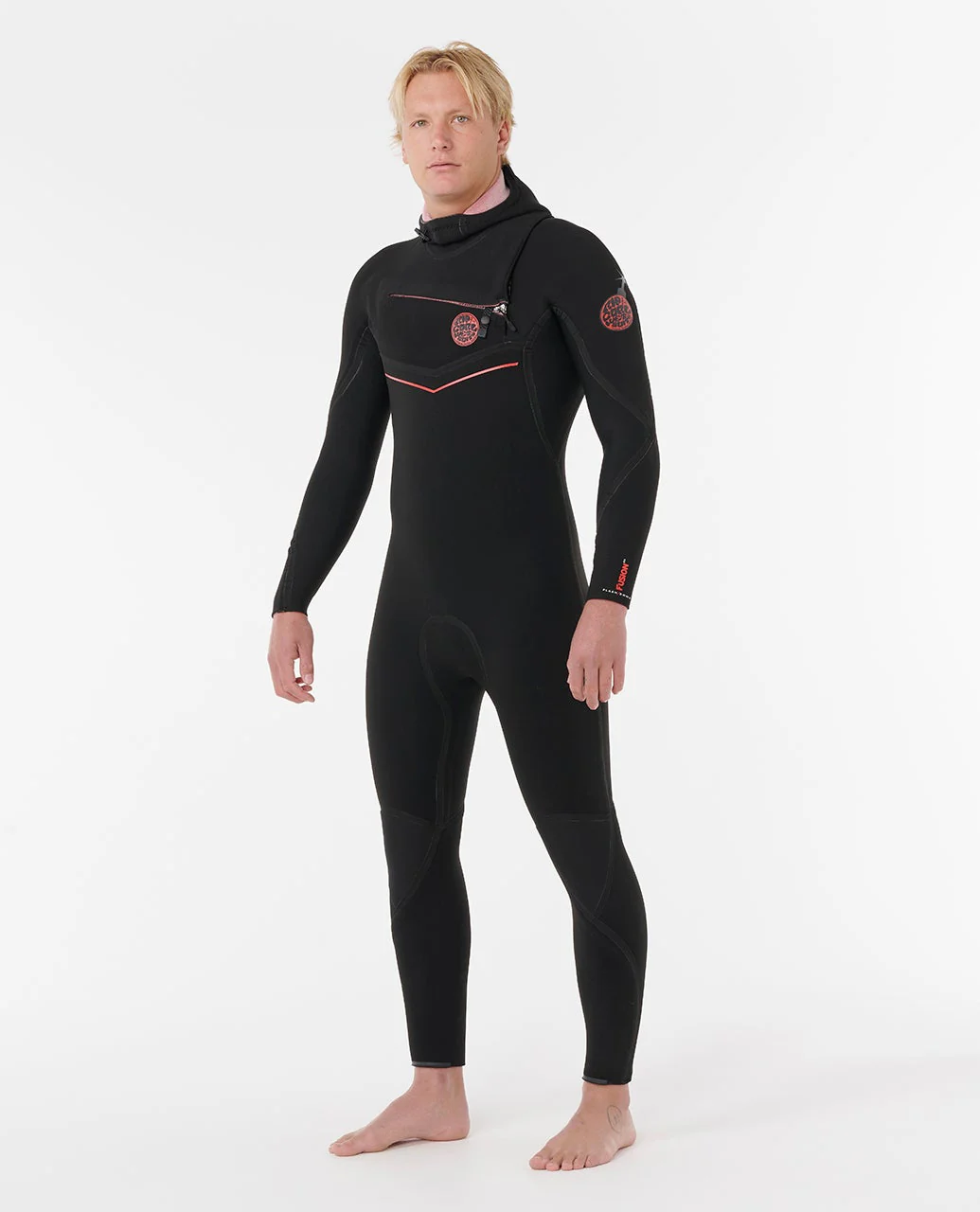 F-Bomb Fusion 4/3 Chest Zip With Hood Fullsuit Wetsuit