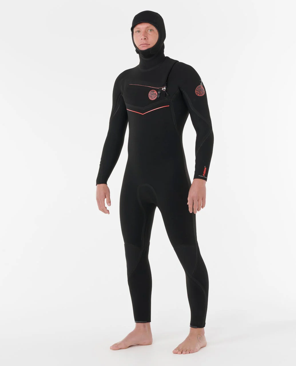 F-Bomb Fusion 4/3 Chest Zip With Hood Fullsuit Wetsuit