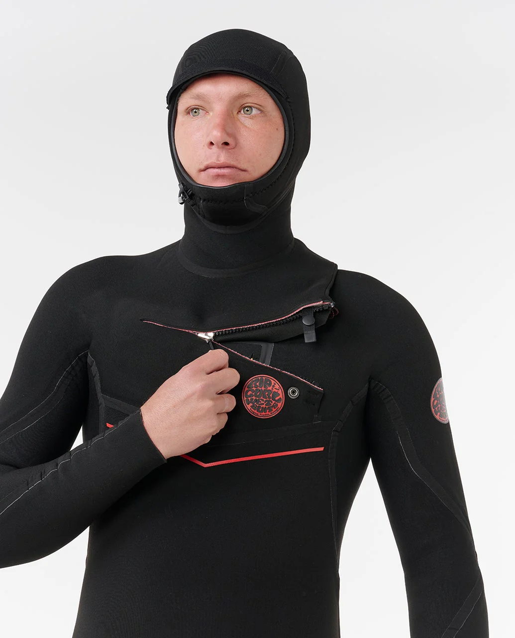 F-Bomb Fusion 4/3 Chest Zip With Hood Fullsuit Wetsuit
