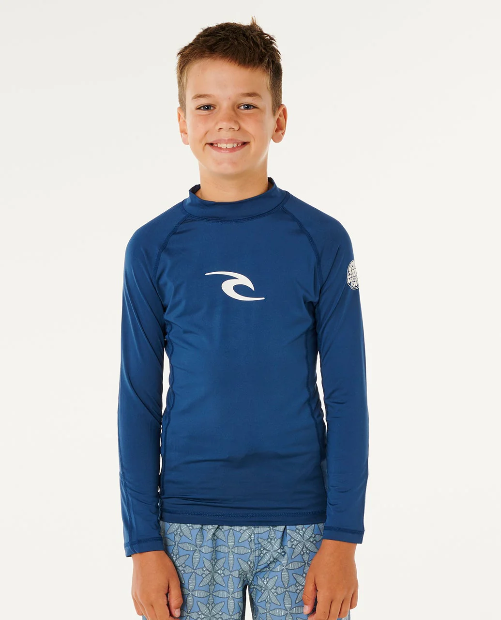 7472-waves-upf-long-sleeve-rash-vest-kids-1.webp Waves UPF Long Sleeve Rash Vest - Kids